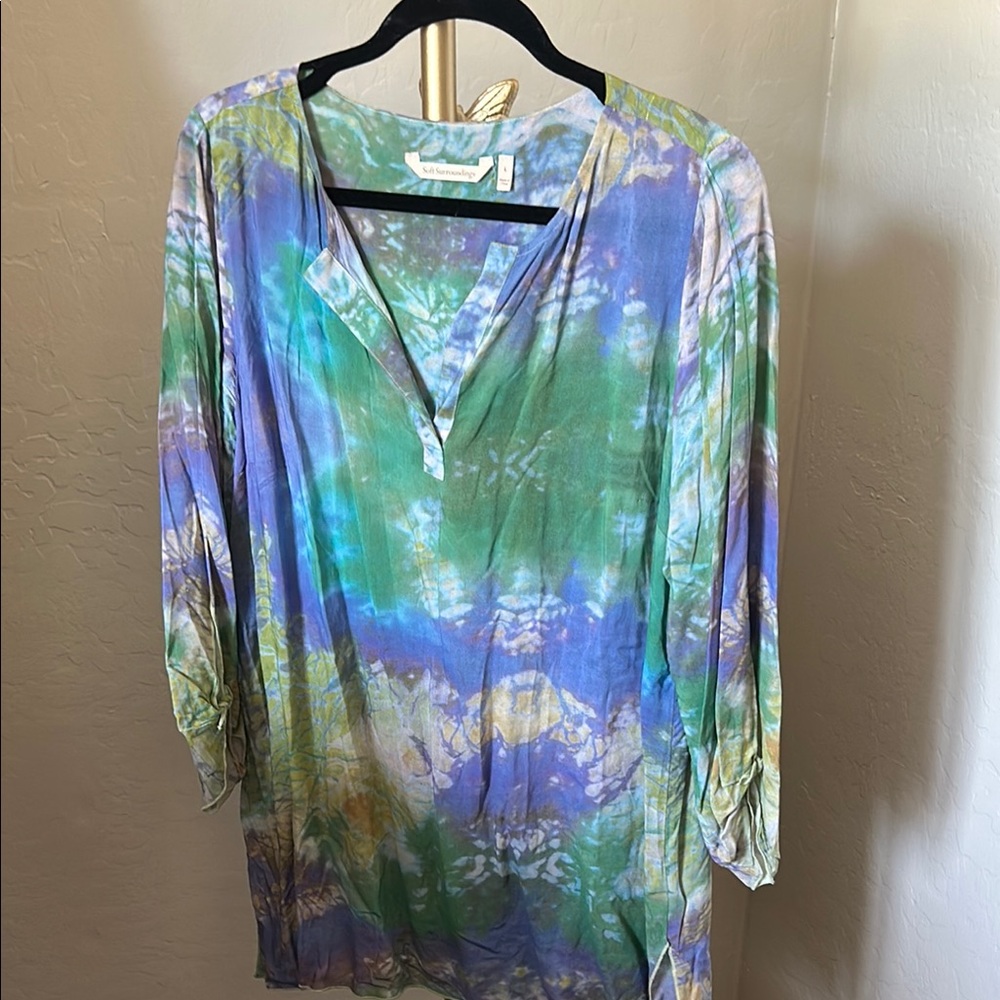 Multicolor Tie-Dye Women's Top